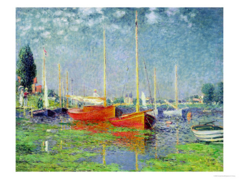 Argenteuil, Circa 1872-Claude Monet Painting